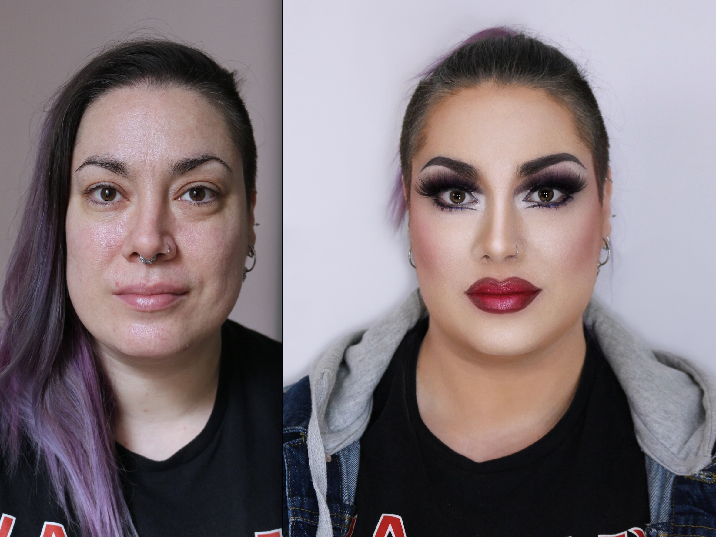 drag makeup services London drag queen makeovers