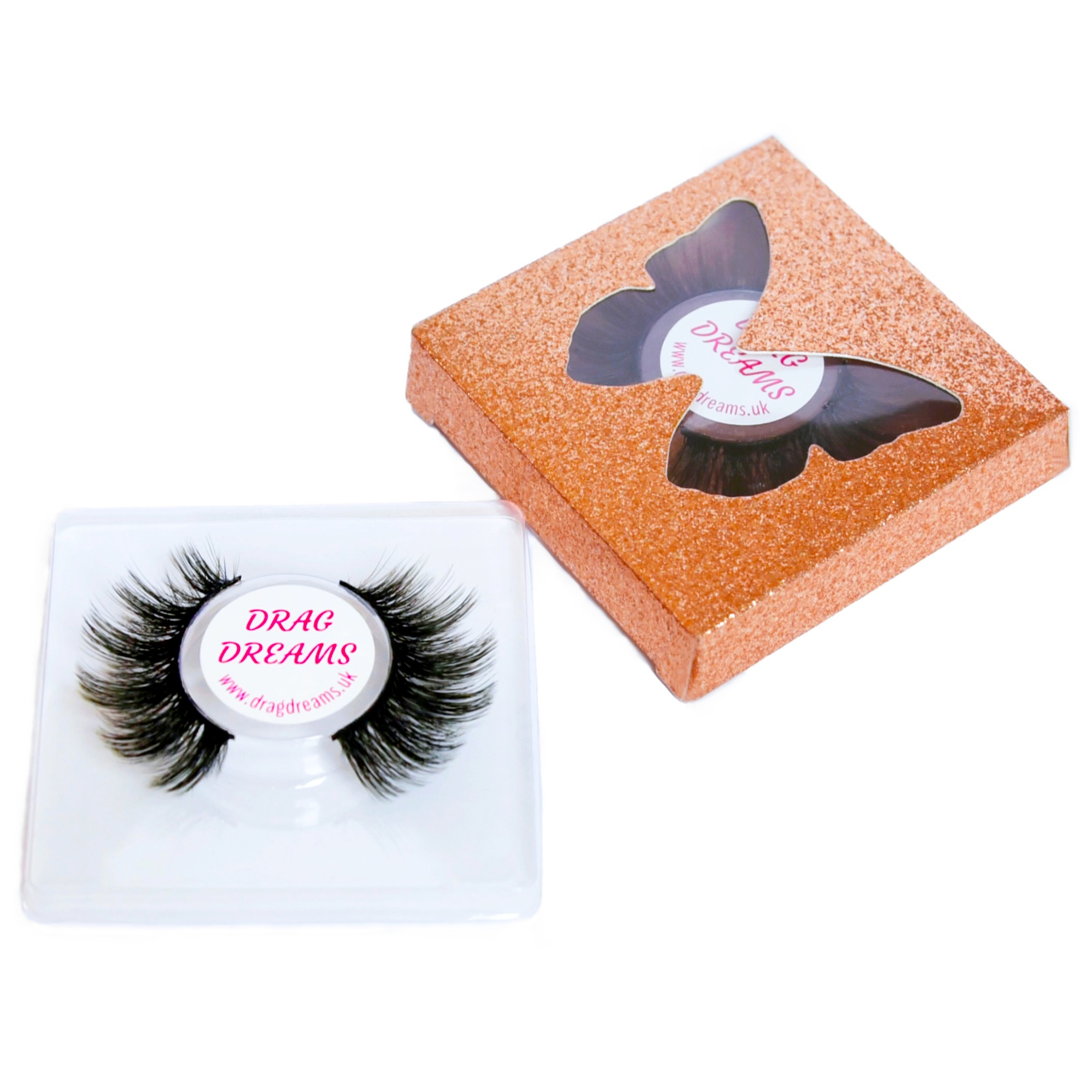 drag 3D eyelashes long thick eyelashes