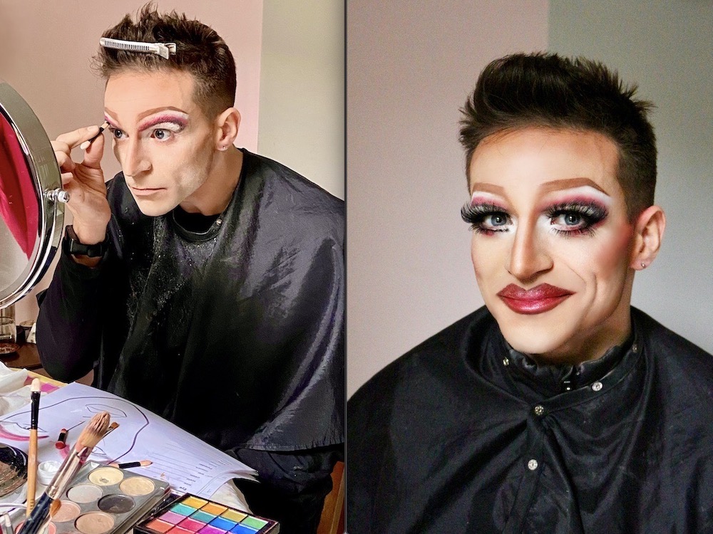 drag queen makeup lessons London drag makeup lesson