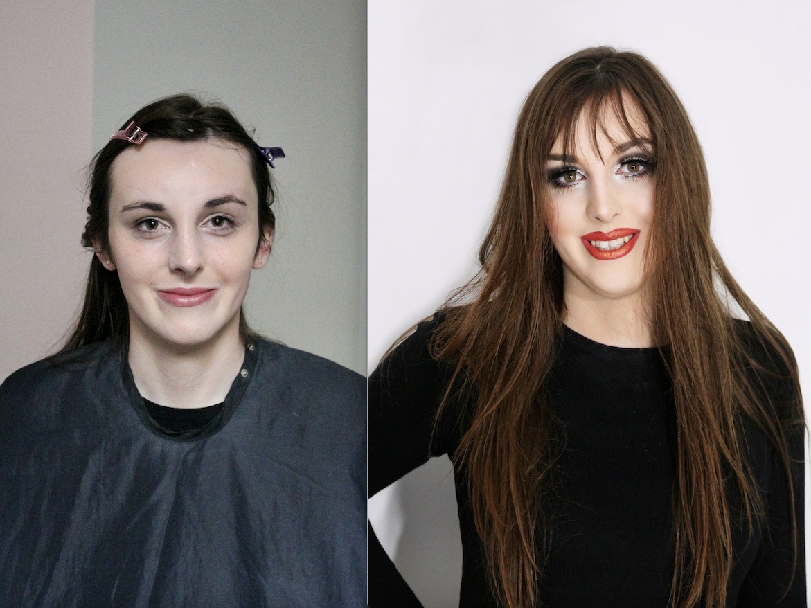 makeup for femininity London female drag drag makuep look